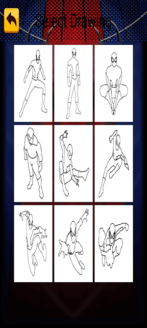 Coloring Hero Spider Screenshot 2