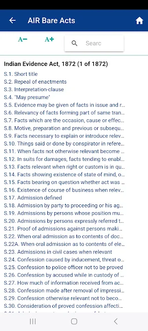 AIR Bare Acts Screenshot 2