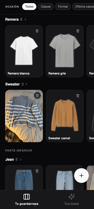 Curata: looks con tu ropa Screenshot 2
