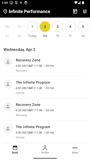 Infinite Performance Screenshot 1