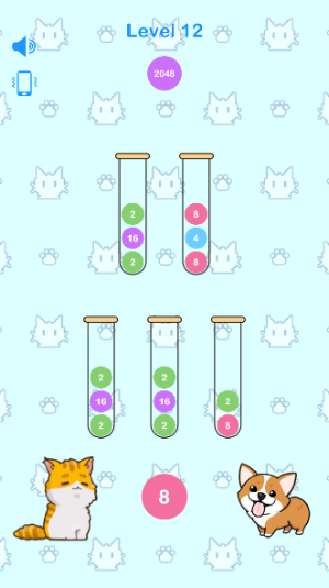 Ball Sort : 2048 Screenshot 3