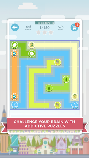 City Lines Puzzle Screenshot 0