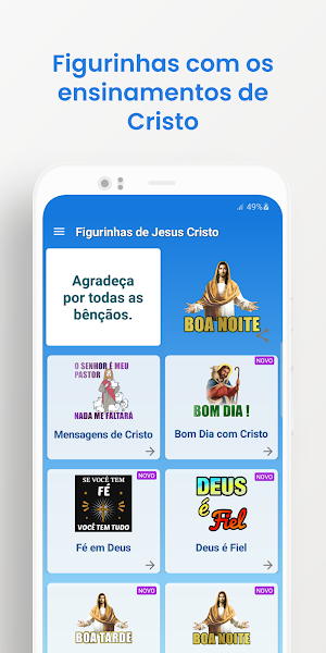 Figurinhas de Jesus Cristo Screenshot 2