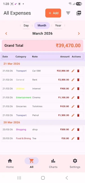 Smart Expense Tracker Screenshot 3