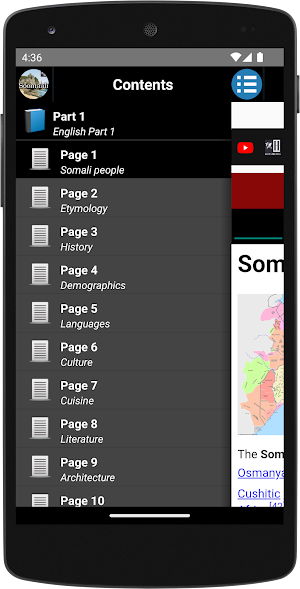 Taariikhda Soomaalida Screenshot 2