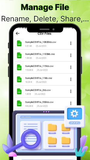CSV Viewer & CSV Reader Screenshot 2