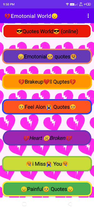 Emotional Quotes-Sad Quotes Screenshot 0