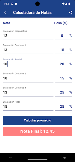 UCSUR Notas Screenshot 3
