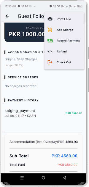 HospiCore PMS: Hotel Manager Screenshot 2