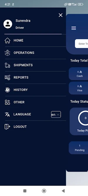 Al-zahrani logistics App Screenshot 2