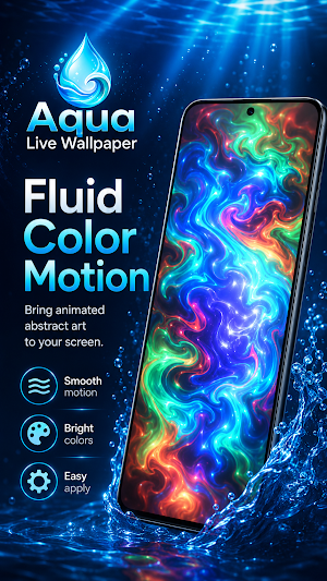 Aqua Live Wallpaper Screenshot 0