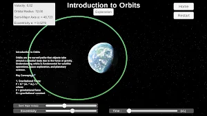 Orbital Simulator: Explore Screenshot 1