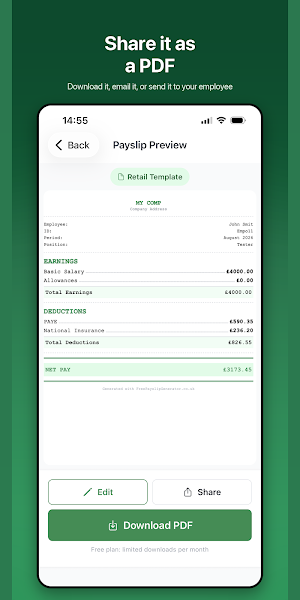 Payslip Generator UK Screenshot 1
