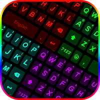 LED Color Changer Keyboard Background