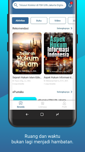 FSH UIN Jakarta Library Screenshot 2