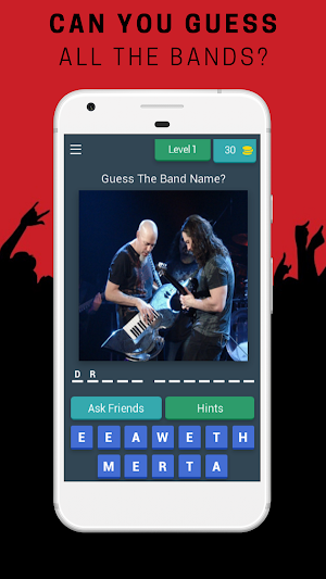 Guess The Rock Bands Quiz Screenshot 2