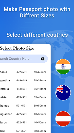 Passport Size Photo Editor App Screenshot 2