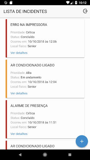 Gestão de Incidentes Mobile | SAM Screenshot 0