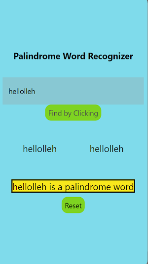 palindrome generator by Malek Screenshot 2