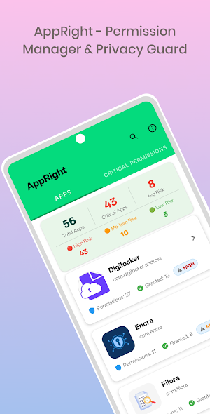 AppRight - Permission Manager Screenshot 0