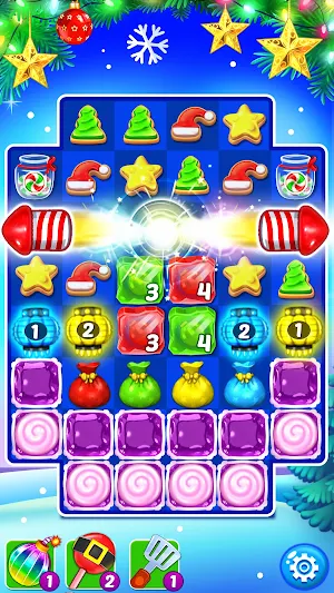 Christmas Cookie - Santa Claus's Match 3 Adventure Screenshot 3