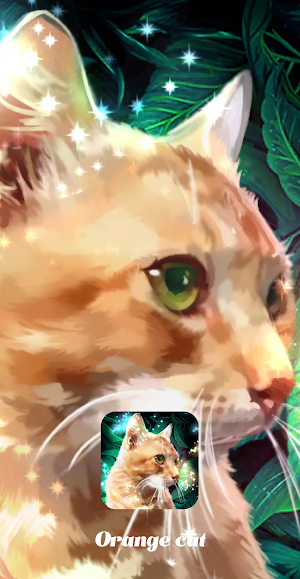 Orange Cat:Color Master by Number Coloring Book Screenshot 1