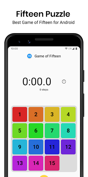 Game of Fifteen: 15 puzzle with Flutter Screenshot 0