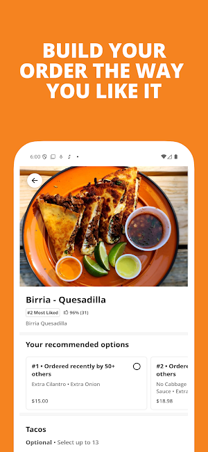 DMV Taqueria Screenshot 1