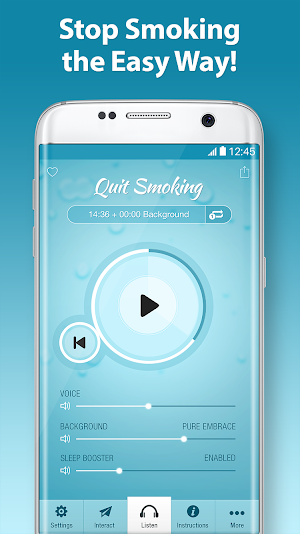 Quit Smoking Hypnosis - Stop Smoking Hypnotherapy Screenshot 0