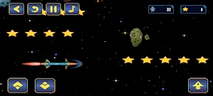 Rocket & Meteors: Shooter Screenshot 1