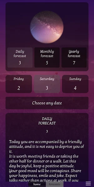 Our Numerology : Your numerology chart & forecast Screenshot 1