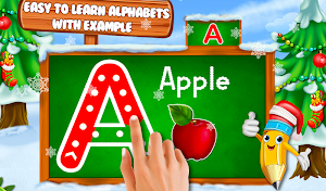 Tracing And Writing Alphabets And Numbers Game Screenshot 0