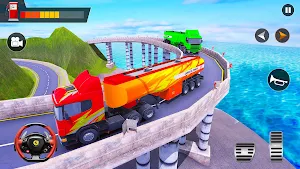 ट्रक वाला गेम Oil Tanker Truck Screenshot 2