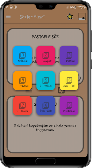 Sözler Alemi - Durum Sözleri Screenshot 2