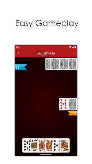 66 Online - Play Multiplayer Santase Card Game Screenshot 2