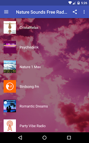 Nature Sounds Radio - Relaxing Music, Anti-Stress! Screenshot 1