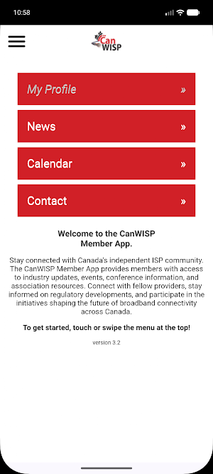 CanWISP Member App Screenshot 0