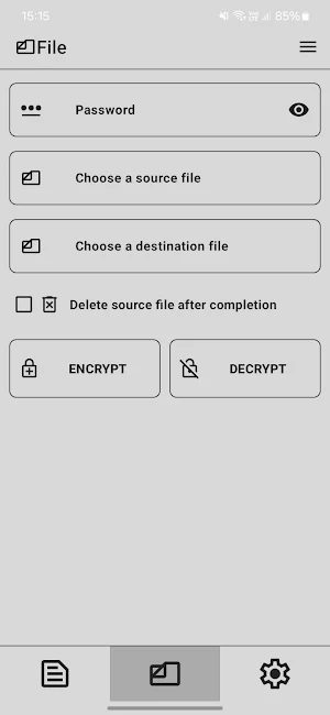 Encryptator — Encryption App Screenshot 1