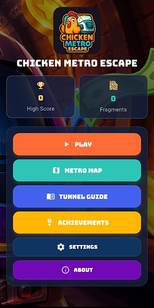 Chicken Metro Escape Screenshot 0
