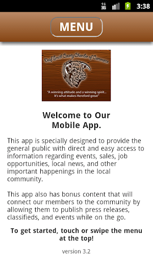 Deaf Smith County Chamber Screenshot 0