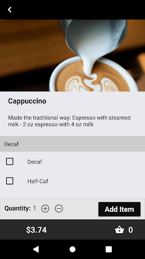 Lucabe Coffee Co. Screenshot 3