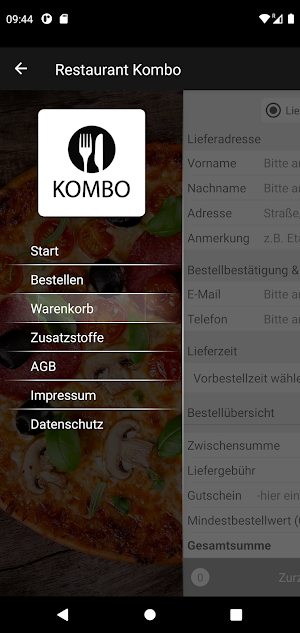 Restaurant Kombo Screenshot 0