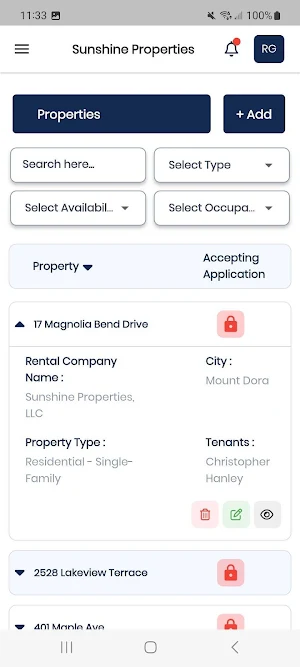 Cloud Rental Manager Screenshot 3