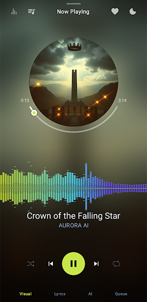 AI Music Player - AURORA Screenshot 0