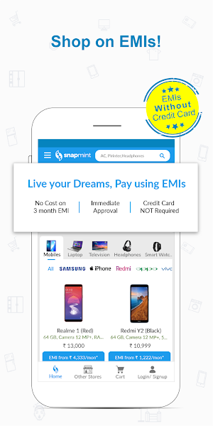 Snapmint: Shop Online on EMI without credit card Screenshot 0