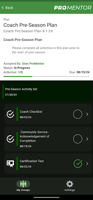 ProMentor Screenshot 3