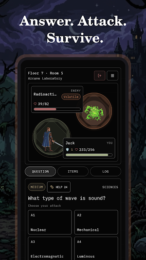 Dungeon Quiz: Level Up Screenshot 0