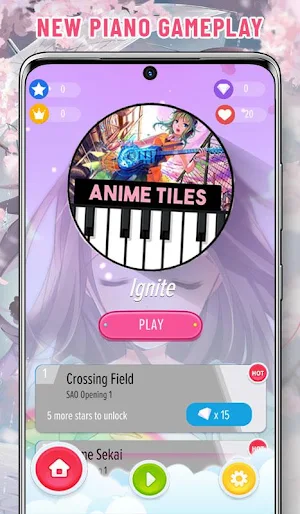 Piano Anime Music Tiles Screenshot 0