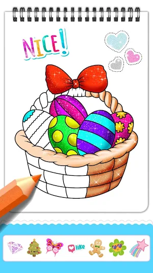Easter Eggs Coloring Book Screenshot 2