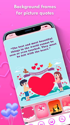 Love Messages & SMS Quotes Screenshot 2